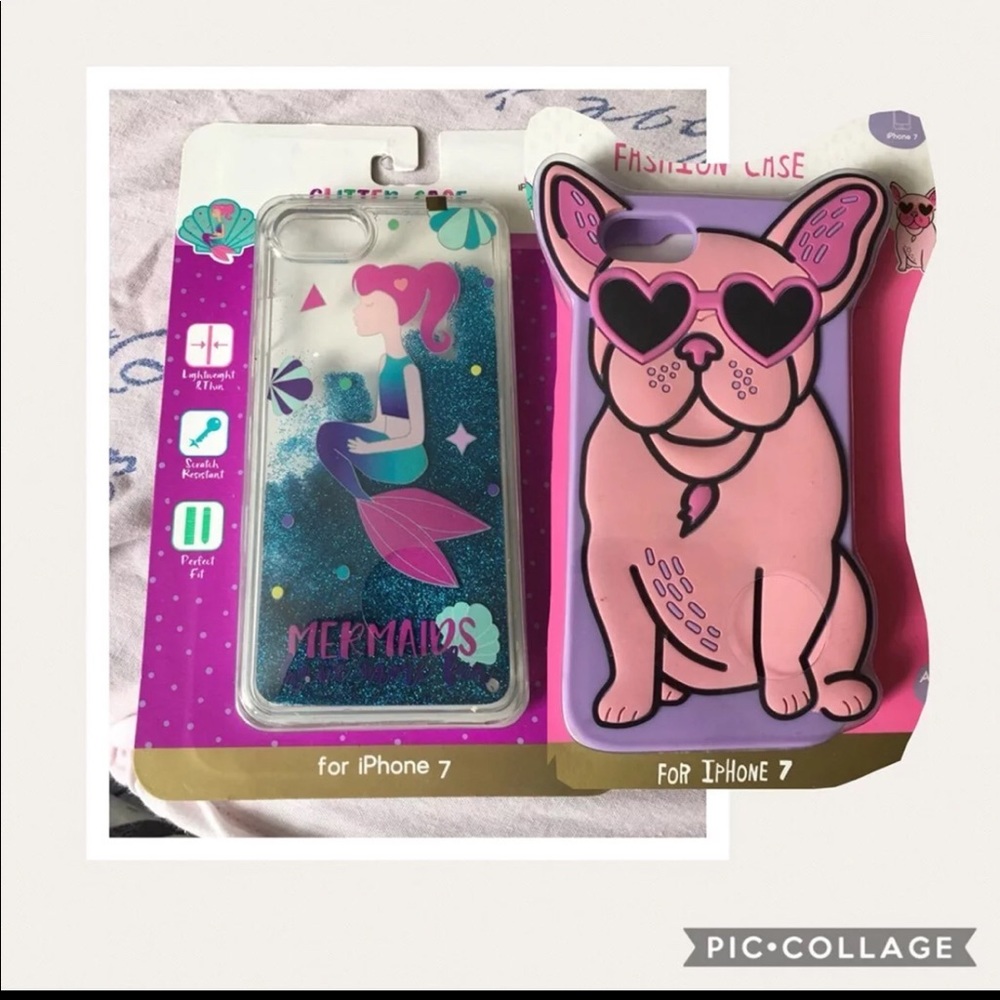 2 protector cases for iPhone 6/6s/7 - Picture 1 of 3